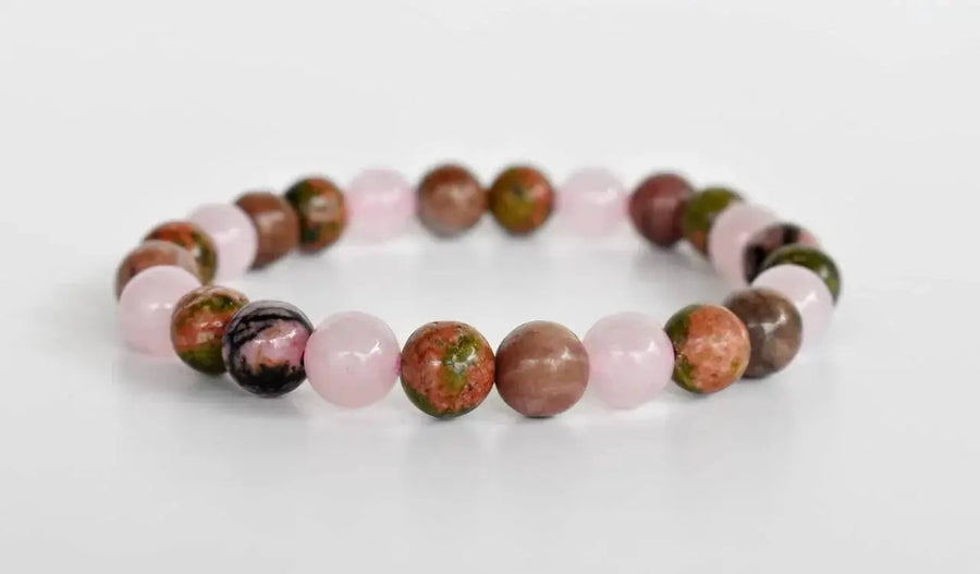 Healing Crystal Bracelet - Natural Gemstones for Energy & Balance by Brahmatells