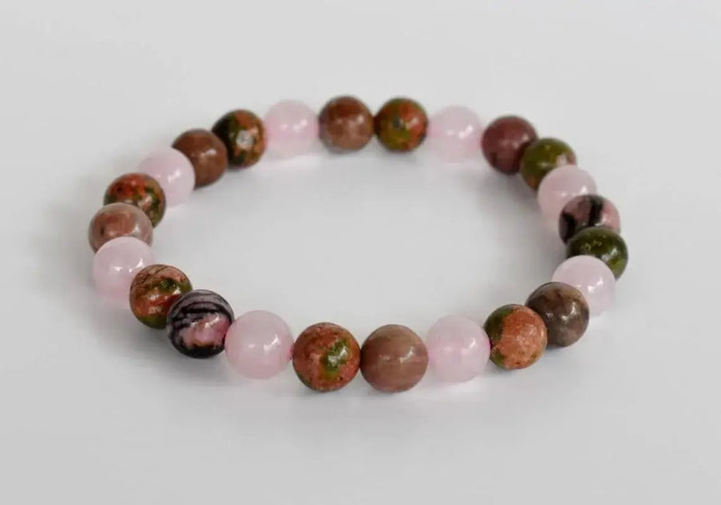 Healing Crystal Bracelet - Natural Gemstones for Energy & Balance by Brahmatells