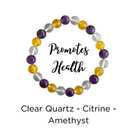 Healing Crystal Bracelet - Natural Gemstones for Energy & Balance by Brahmatells