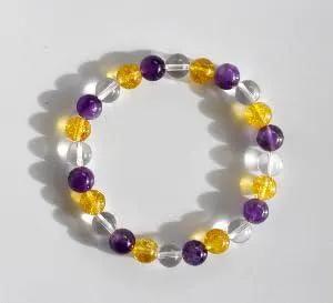 Healing Crystal Bracelet - Natural Gemstones for Energy & Balance by Brahmatells