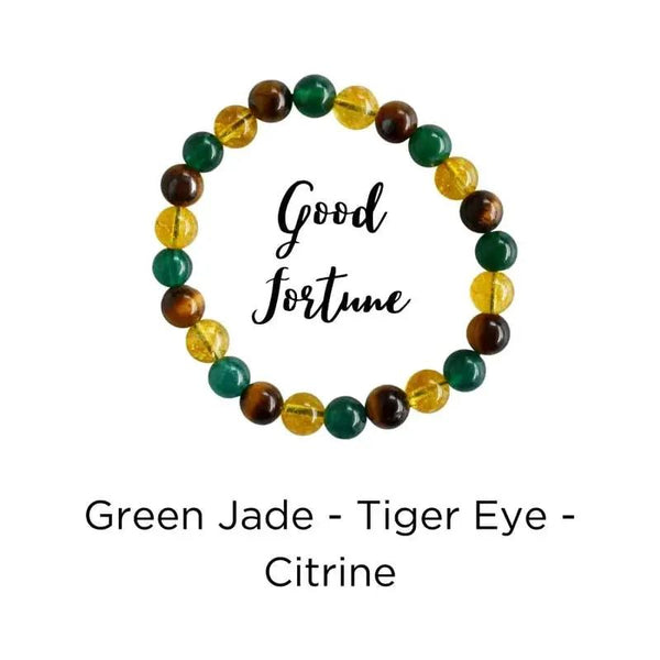 Healing Crystal Bracelet - Natural Gemstones for Energy & Balance by Brahmatells