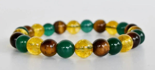 Healing Crystal Bracelet - Natural Gemstones for Energy & Balance by Brahmatells