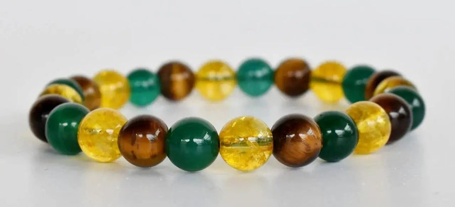 Healing Crystal Bracelet - Natural Gemstones for Energy & Balance by Brahmatells