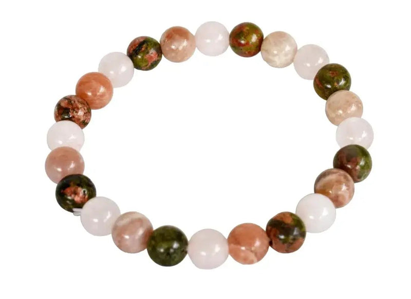 Healing Crystal Bracelet - Natural Gemstones for Energy & Balance by Brahmatells