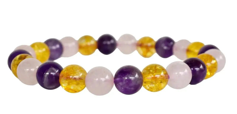 Healing Crystal Bracelet - Natural Gemstones for Energy & Balance by Brahmatells
