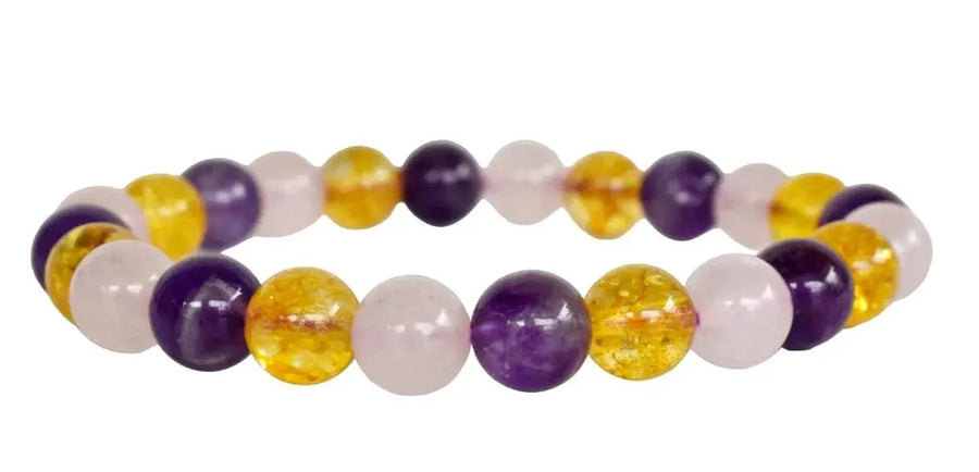 Healing Crystal Bracelet - Natural Gemstones for Energy & Balance by Brahmatells