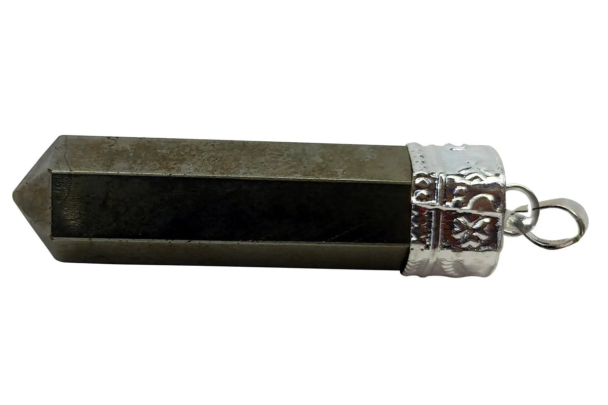 Hematite Pencil Pendant by Brahmatells