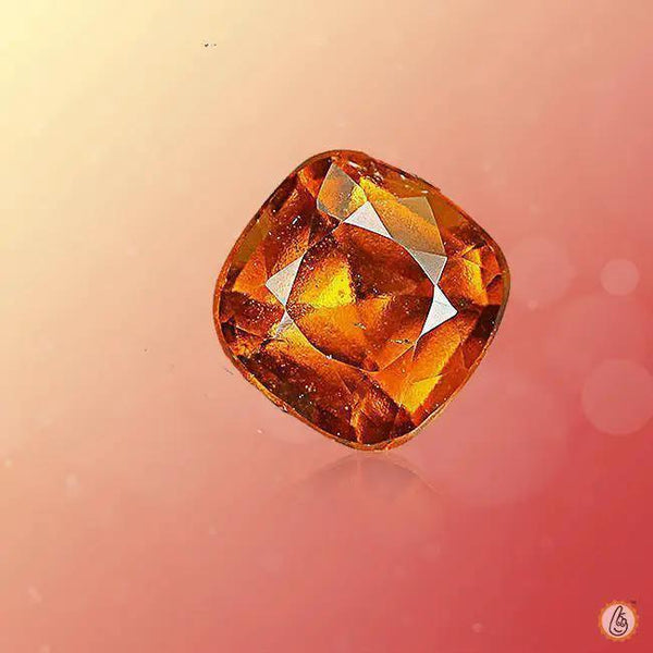 Hessonite Gomed Cushion-honey-brown BTHG129GSM by Brahmatells