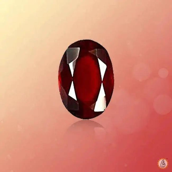 Hessonite Gomed dark-brown-oval BTHG126GSM by Brahmatells