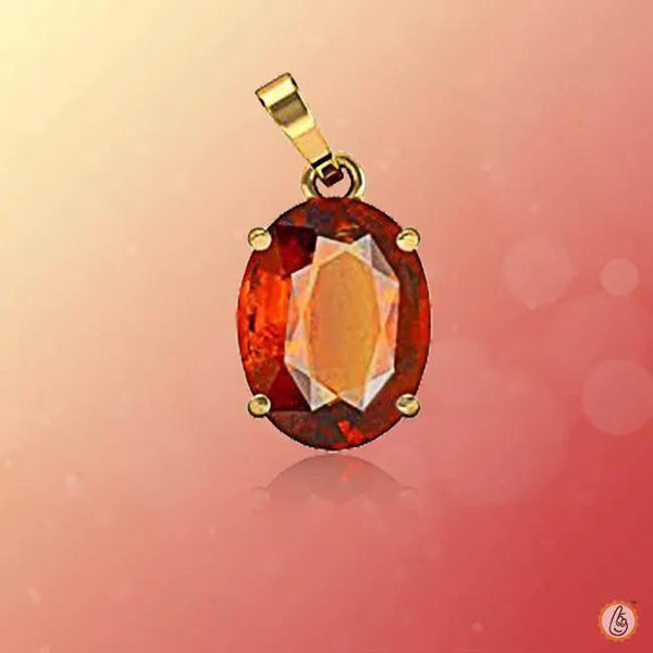 Hessonite Gomed Honey-Brown Pendant - Saturn's Gem | Brahmatells by Brahmatells