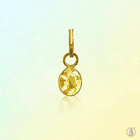 Honey Yellow Sapphire Pendant - Jupiter's Radiance | Brahmatells by Brahmatells