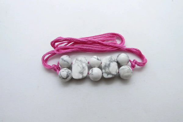Howlite Band by Brahmatells | Calm & Elegant Stress Relief by Brahmatells