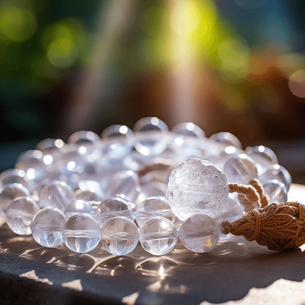 Hydro Sphatik Mala 8MM 109 Beads - Focus & Serenity Enhancer | Brahmatells by Brahmatells