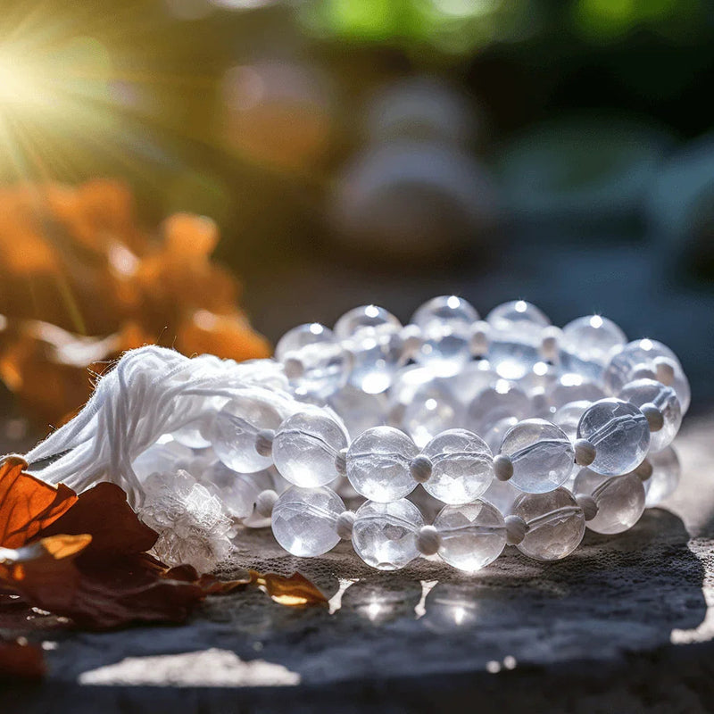 Hydro Sphatik Mala 8MM 109 Beads - Focus & Serenity Enhancer | Brahmatells by Brahmatells