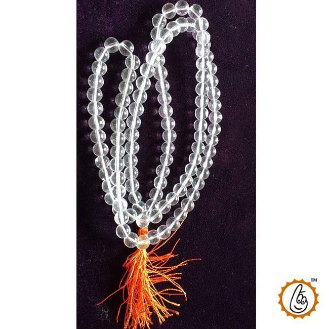 Hydro Sphatik Mala 8MM 109 Beads - Focus & Serenity Enhancer | Brahmatells by Brahmatells