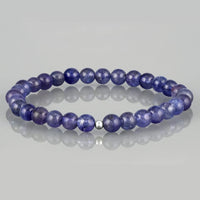 Brahmatells Tanzanite Beaded Bracelet – Natural Gemstone Elegance by Brahmatells