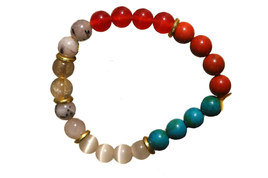 July Birthstone - Ruby Crystal Bracelet for Radiant Confidence - Brahmatells by Brahmatells