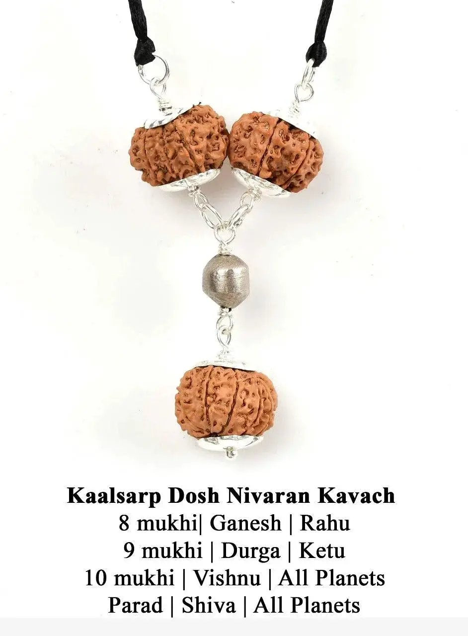Kaalsarp Dosh Nivaran Kavach - Rudraksha for Spiritual Harmony | Brahmatells by Brahmatells