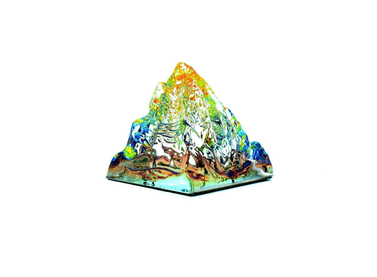 Kailash Pyramid for Positive Energy and Good Luck & Prosperity (White) by Brahmatells