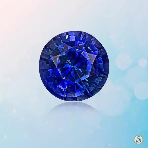 kashmiri Blue Sapphire admiral-blue BTBS117GSM by Brahmatells