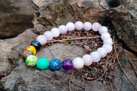 Kyanite Bracelet with 7 Chakra Stones | Brahmatells by Brahmatells