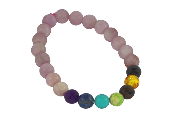 Kyanite Bracelet with 7 Chakra Stones | Brahmatells by Brahmatells