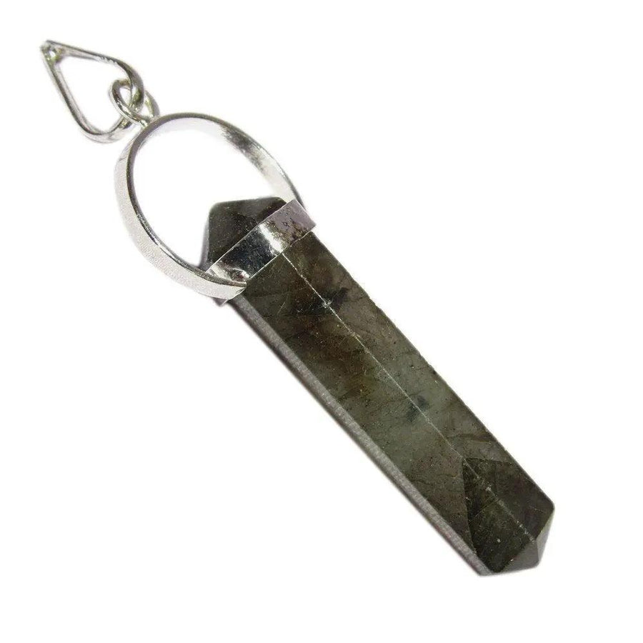 Labradorite Double Point Pendant - Explore Mystical Power by brahmatells