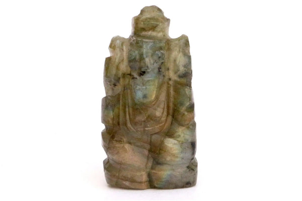 Labradorite Ganesha Idol for Spiritual Growth & Protection | Brahmatells by Brahmatells