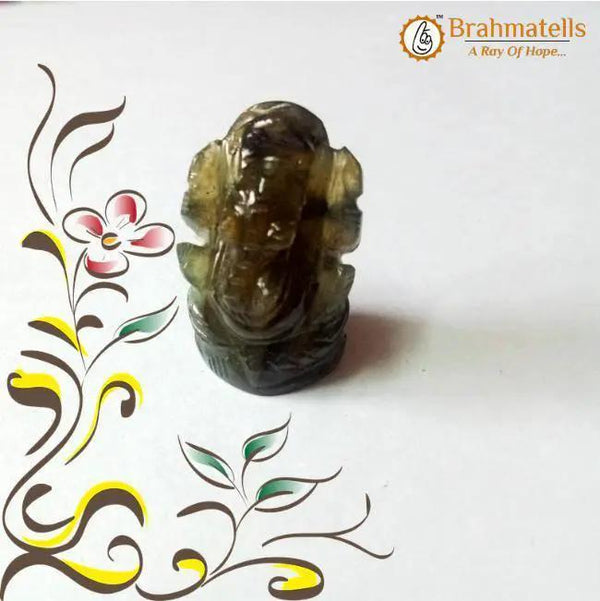 Labradorite Ganesha Idol for Spiritual Growth & Protection | Brahmatells by Brahmatells