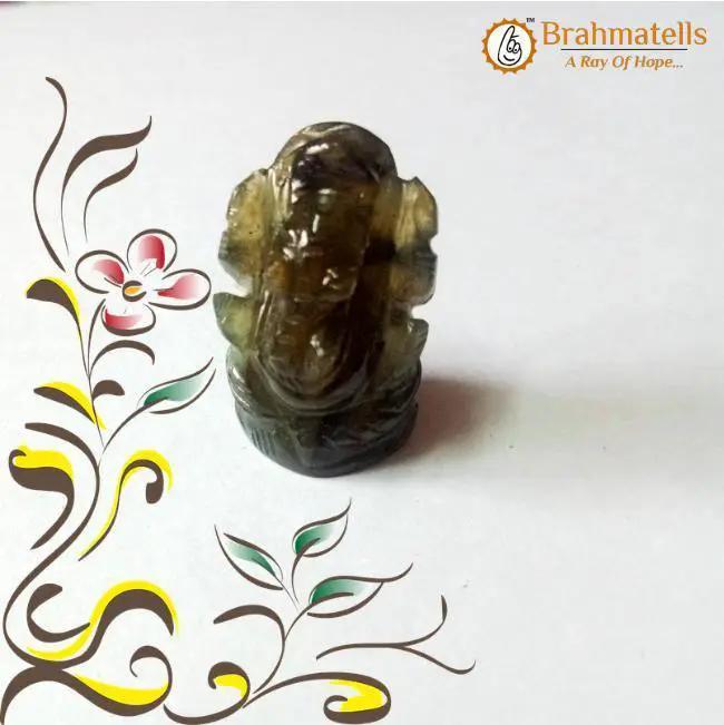 Labradorite Ganesha Idol for Spiritual Growth & Protection | Brahmatells by Brahmatells