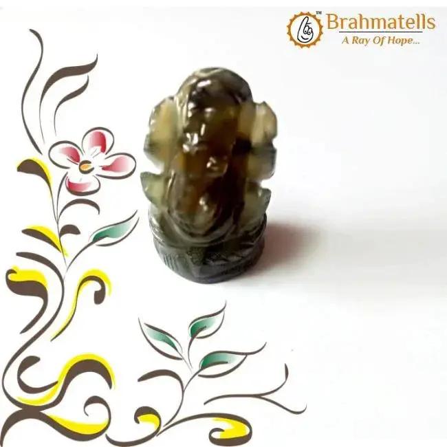 Labradorite Ganesha Idol for Spiritual Growth & Protection | Brahmatells by Brahmatells