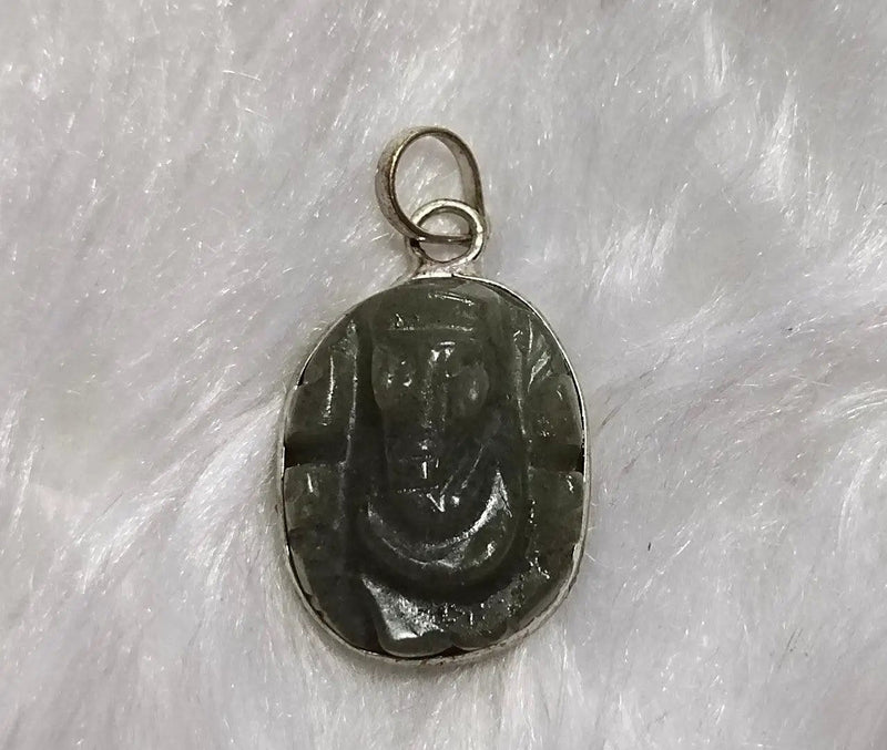 Labradorite Ganesha Pendant - Mystical Protection | Brahmatells by Brahmatells