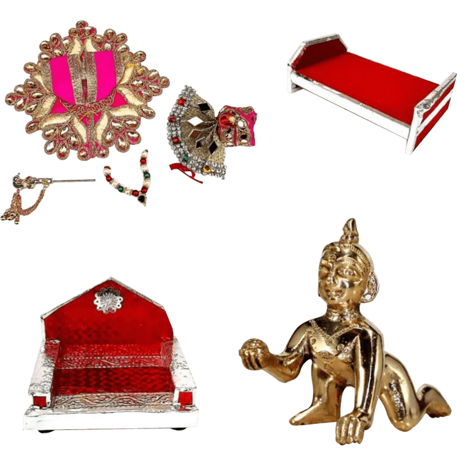 Laddu-Gopal-Brass-Statue-Idol by Brahmatells