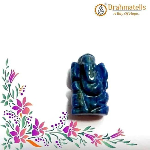Lapis Lazuli Ganesha Idol for Wisdom & Protection | Brahmatells by Brahmatells