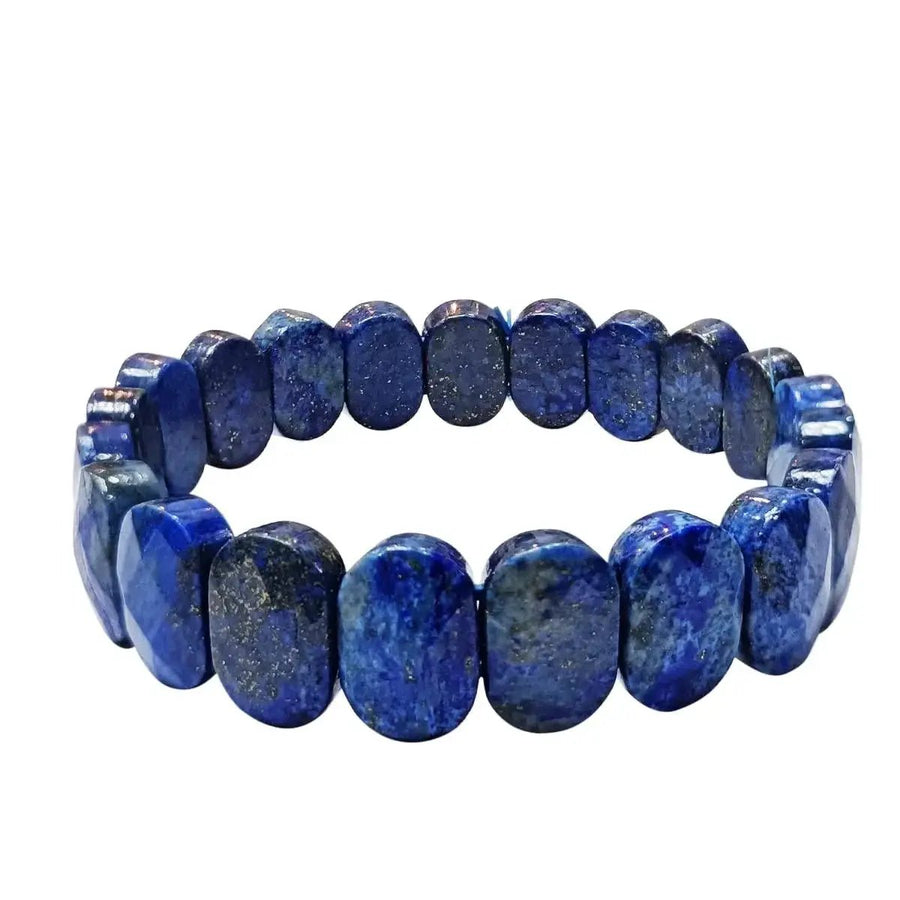 Lapis Lazuli Oval Faceted Bracelet | Brahmatells by Brahmatells