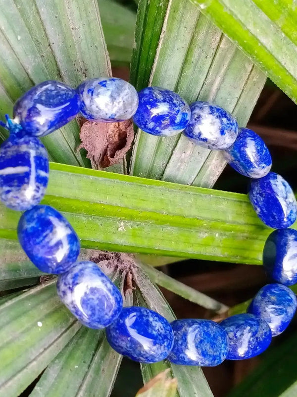 Lapis Lazuli Tumble Bracelet for Cosmic Protection | Brahmatells by Brahmatells