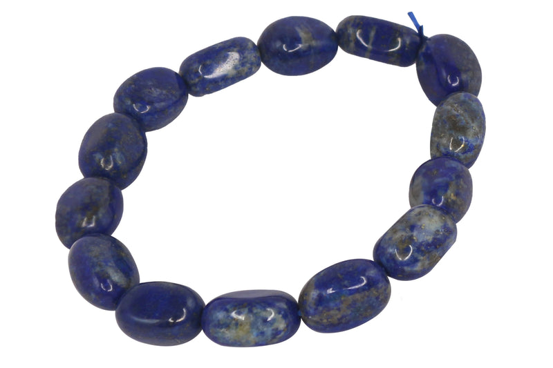 Lapis Lazuli Tumble Bracelet for Cosmic Protection | Brahmatells by Brahmatells