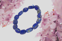 Lapis Lazuli Tumble Bracelet for Cosmic Protection | Brahmatells by Brahmatells