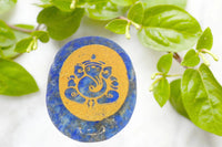 Lapiz lazuli Energized Crystal Ganpati by Brahmatells