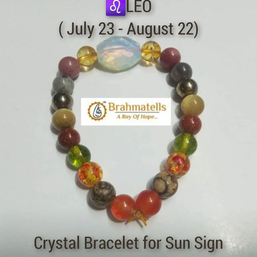 Leo Zodiac Crystal Bracelet - Royal Essence & Creativity | Brahmatells by Brahmatells