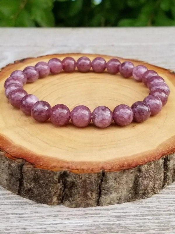 Lepidolite Bracelet for Emotional Healing & Transition | Brahmatells by Brahmatells