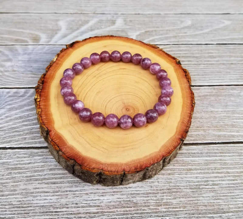 Lepidolite Bracelet for Emotional Healing & Transition | Brahmatells by Brahmatells