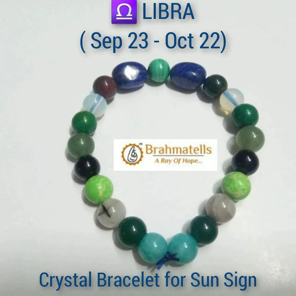 Libra Zodiac Crystal Bracelet - Diplomacy & Elegance | Brahmatells by Brahmatells