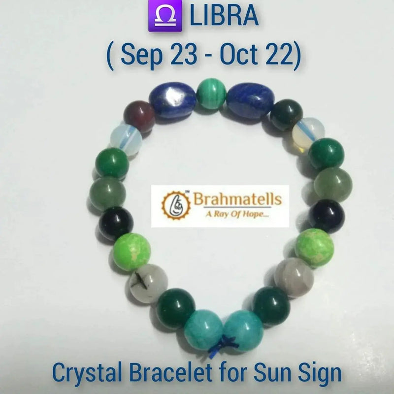 Libra Zodiac Crystal Bracelet - Diplomacy & Elegance | Brahmatells by Brahmatells