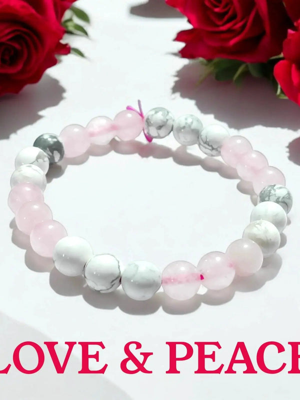 Love & Peace Gemstone Bracelet for Relationships | Brahmatells by Brahmatells