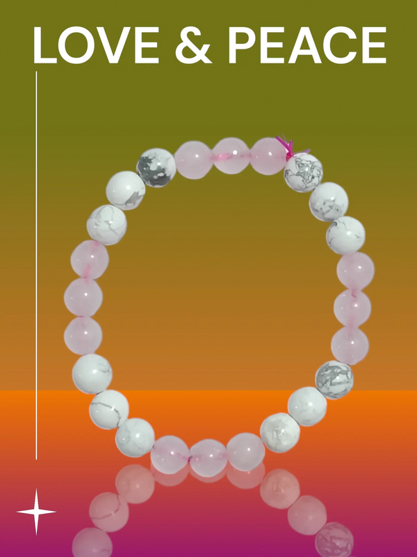 Love & Peace Gemstone Bracelet for Relationships | Brahmatells by Brahmatells