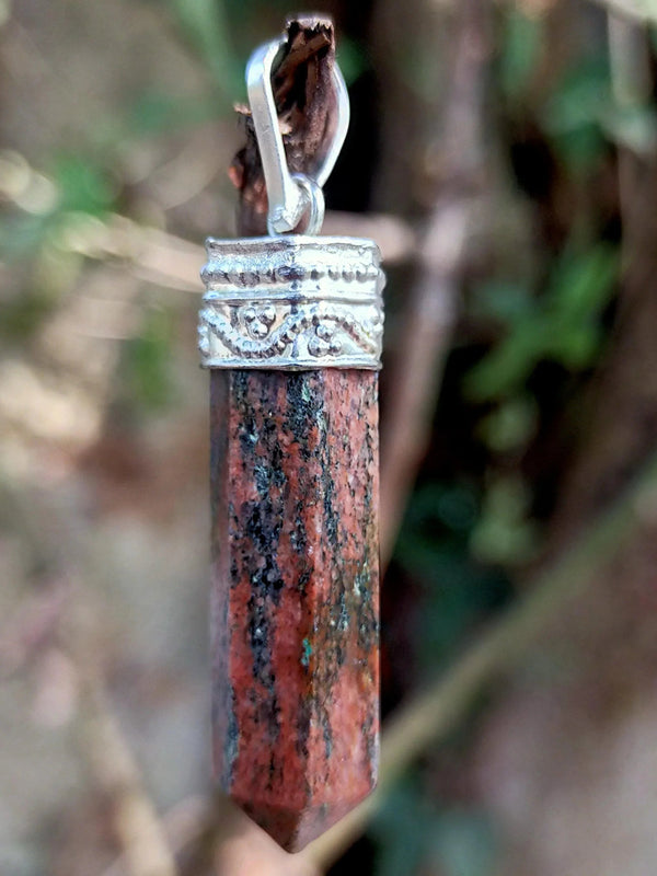 Mahogany Obsidian Pendant by Brahmatells