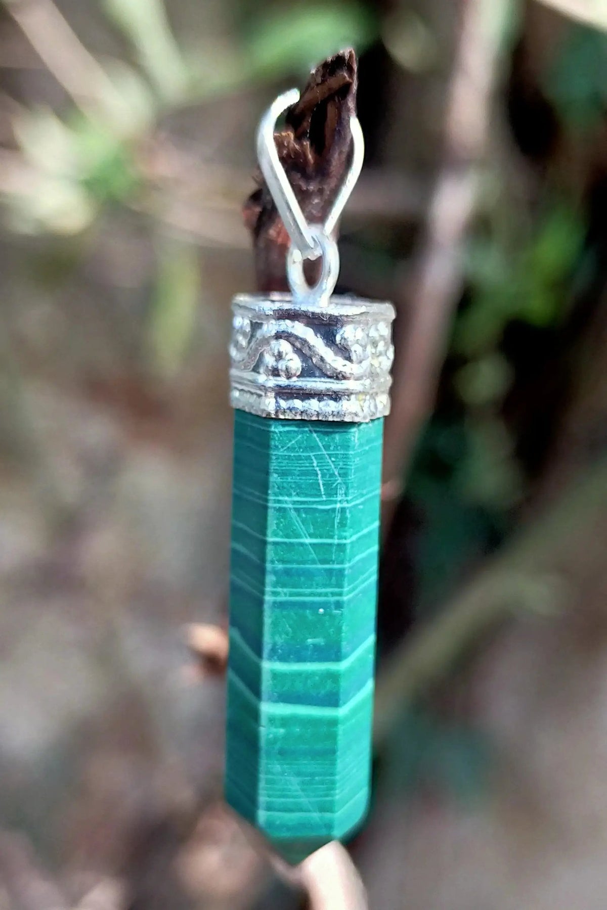 Malachite Pendant by Brahmatells