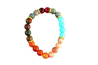 March Birthstone Bracelet - Aquamarine Elegance - Brahmatells by Brahmatells