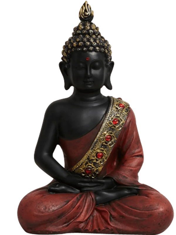 Meditating Buddha Figurine - POLYRESIN by Brahmatells